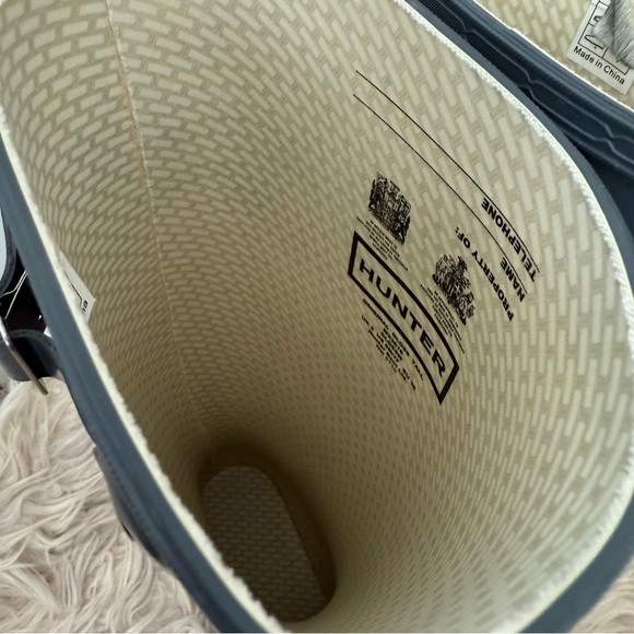 Womens Rain Boots Original Gloss Grey sz 7 - Picture 2 of 4